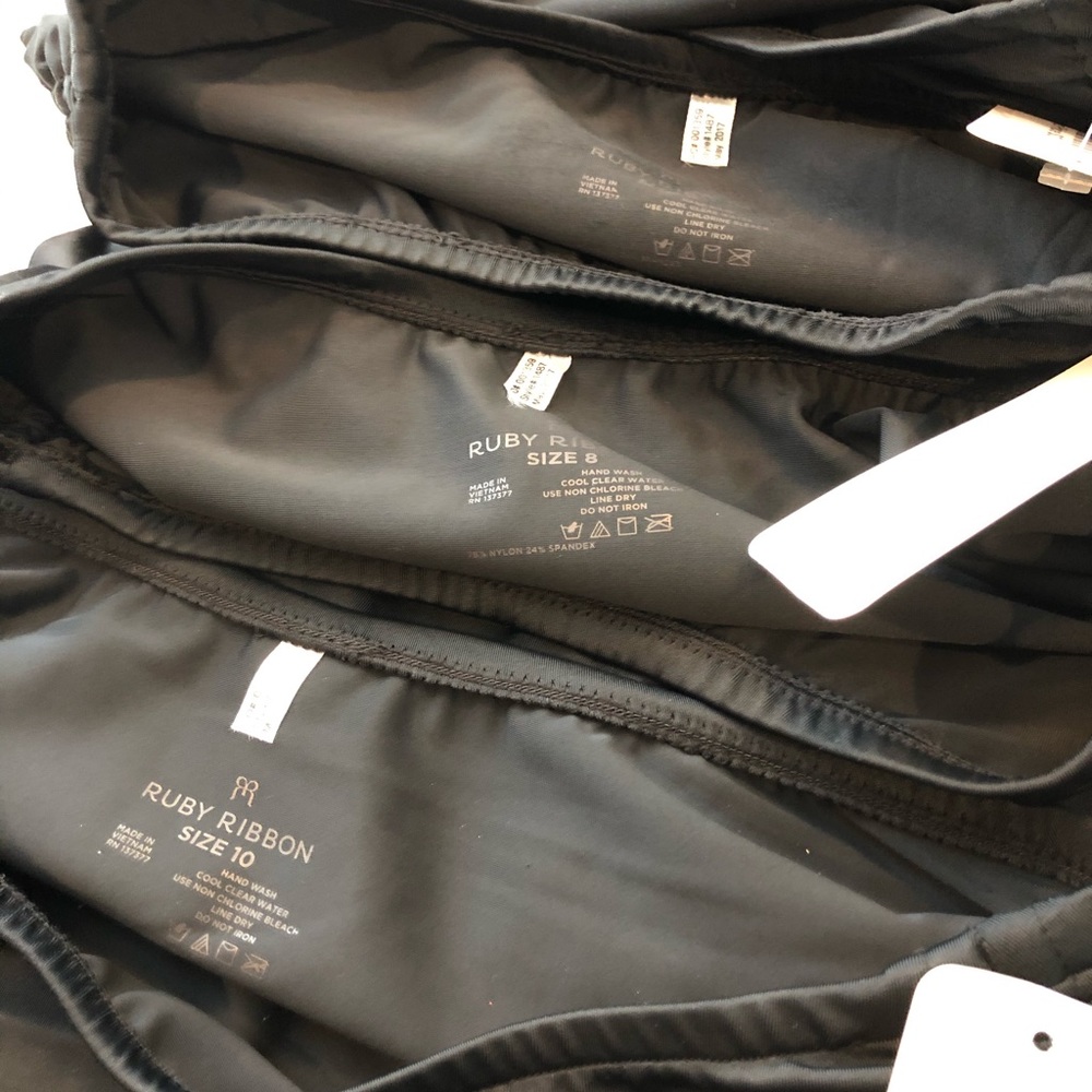 NWOT Ruby Ribbon Shapeware Ruched Black Bo… - Picture 4 of 4